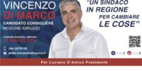 ELEZIONI REGIONALI 2024: DI MARCO EX SINDACO DI CASTALLALTO IN CAMPO CON D’AMICO