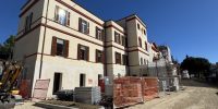 ADSU TERAMO: RIMOSSI I PRIMI PONTEGGI DALLA FACCIATA DELLA NUOVA RESIDENZA UNIVERSITARIA