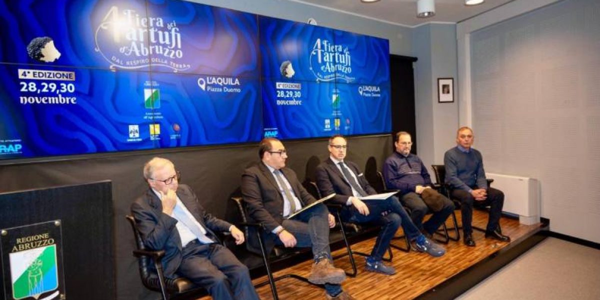 FIERA TARTUFI: ALL’AQUILA “VILLAGGIO DEL GUSTO”. IMPRUDENTE, “TRE GIORNI DI EVENTI E TANTE NOVITA'”