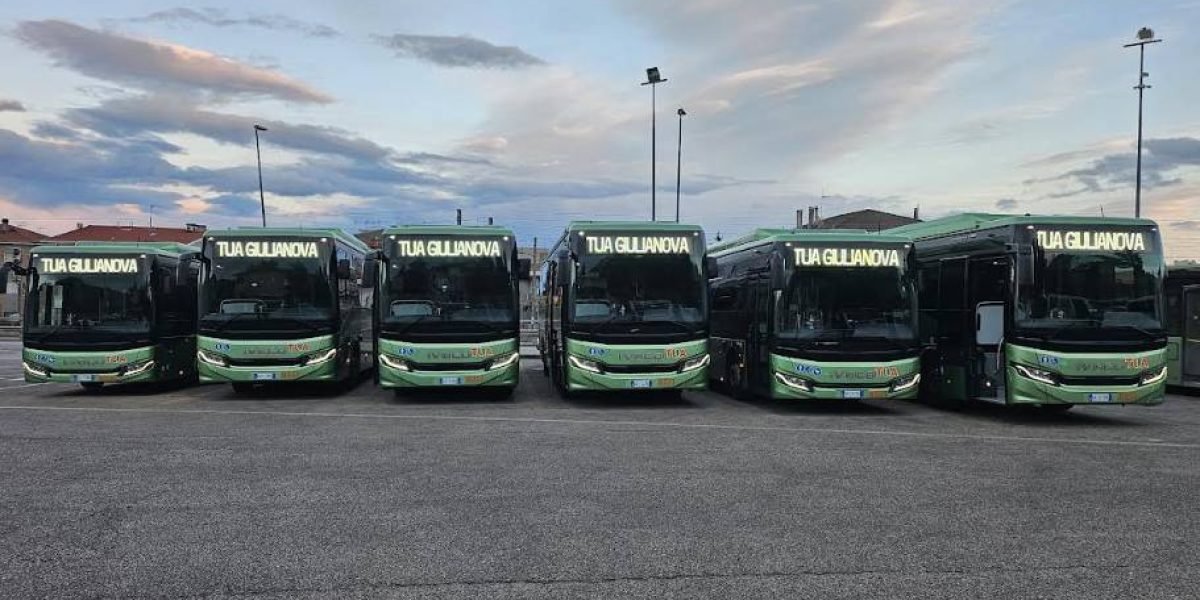 TUA: IN ABRUZZO ENTRANO IN SERVIZIO 40 NUOVI AUTOBUS A METANO, “MIGLIORA QUALITA’ SERVIZIO”